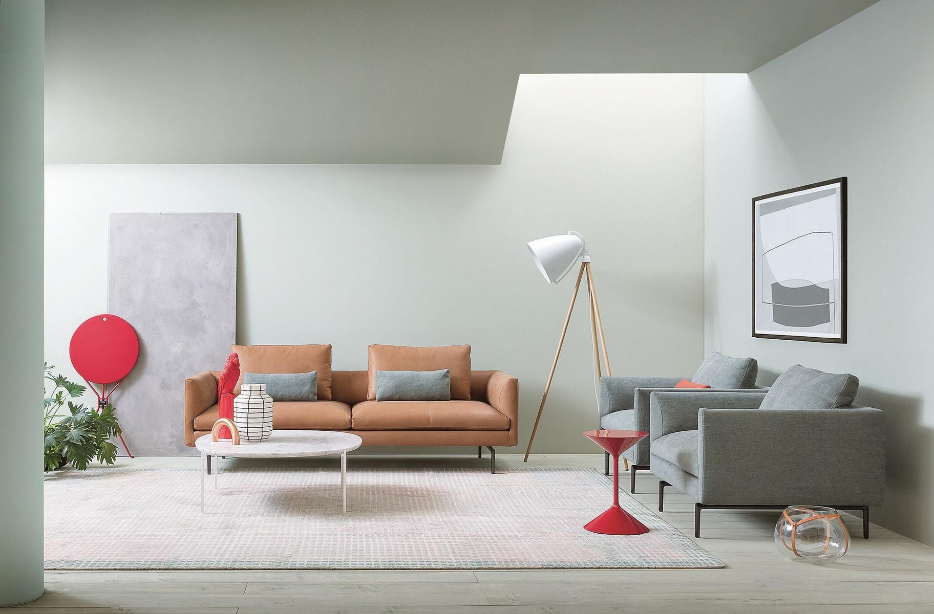 Round polyurethane coffee table | Tempo by Zanotta