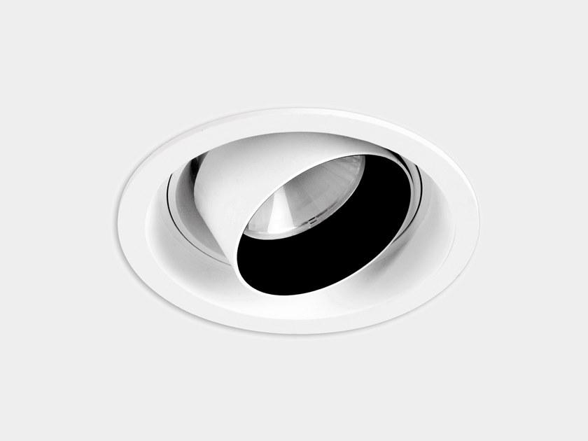 LED adjustable recessed aluminium spotlight | Play Snoot Ag56 by Leds C4