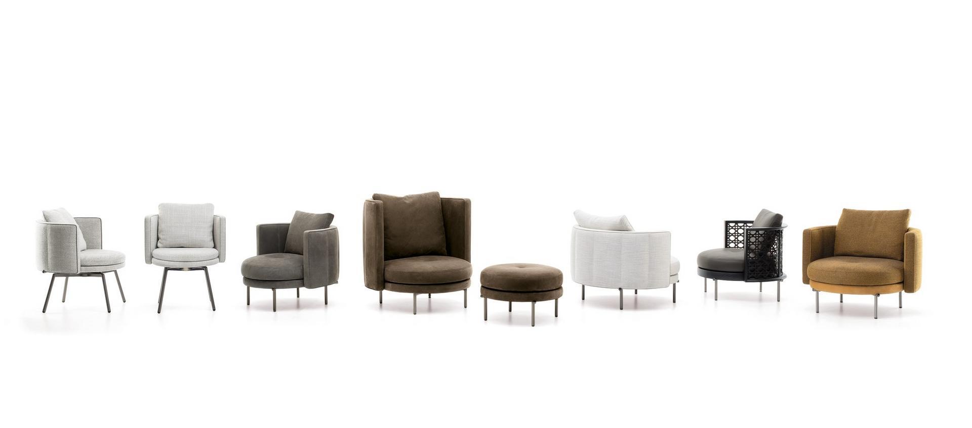 Leather armchair | Torii Nest by Minotti