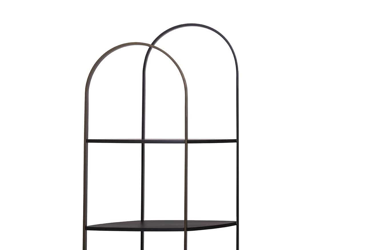 Freestanding painted metal bookcase | Sand by Tonin Casa