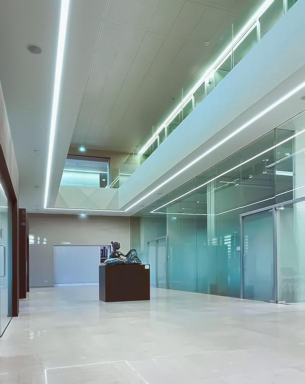 Extruded aluminium linear lighting profile | Nolita Eco by Panzeri