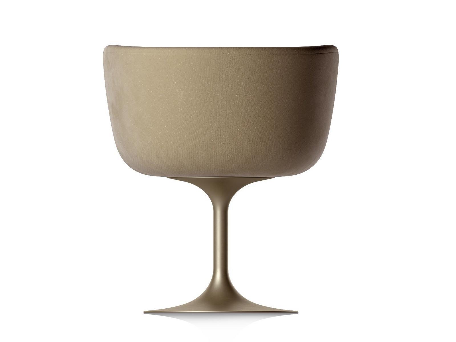 Swivel leather easy chair | Voyage by Natuzzi Italia