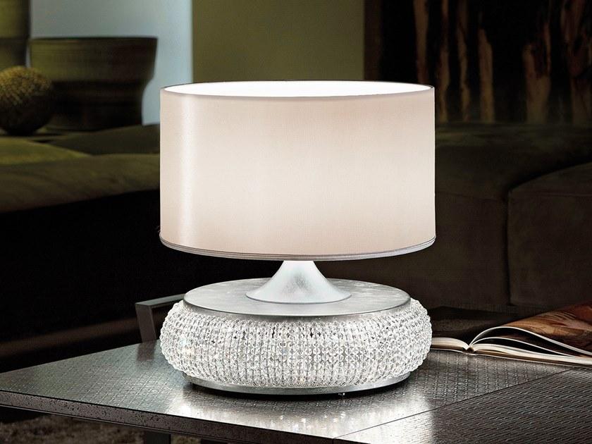 Metal table lamp with crystals | Galà Tl1g45 by Masiero
