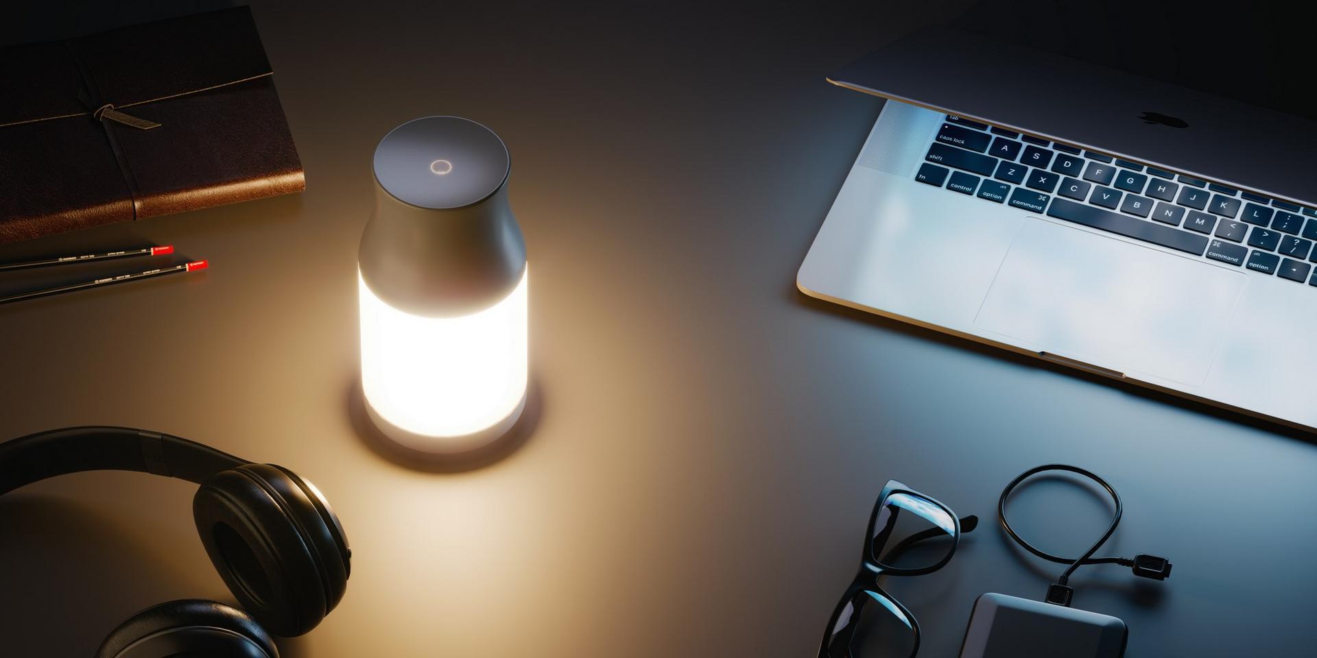 LED cordless ABS table lamp | Turny by Fabbian