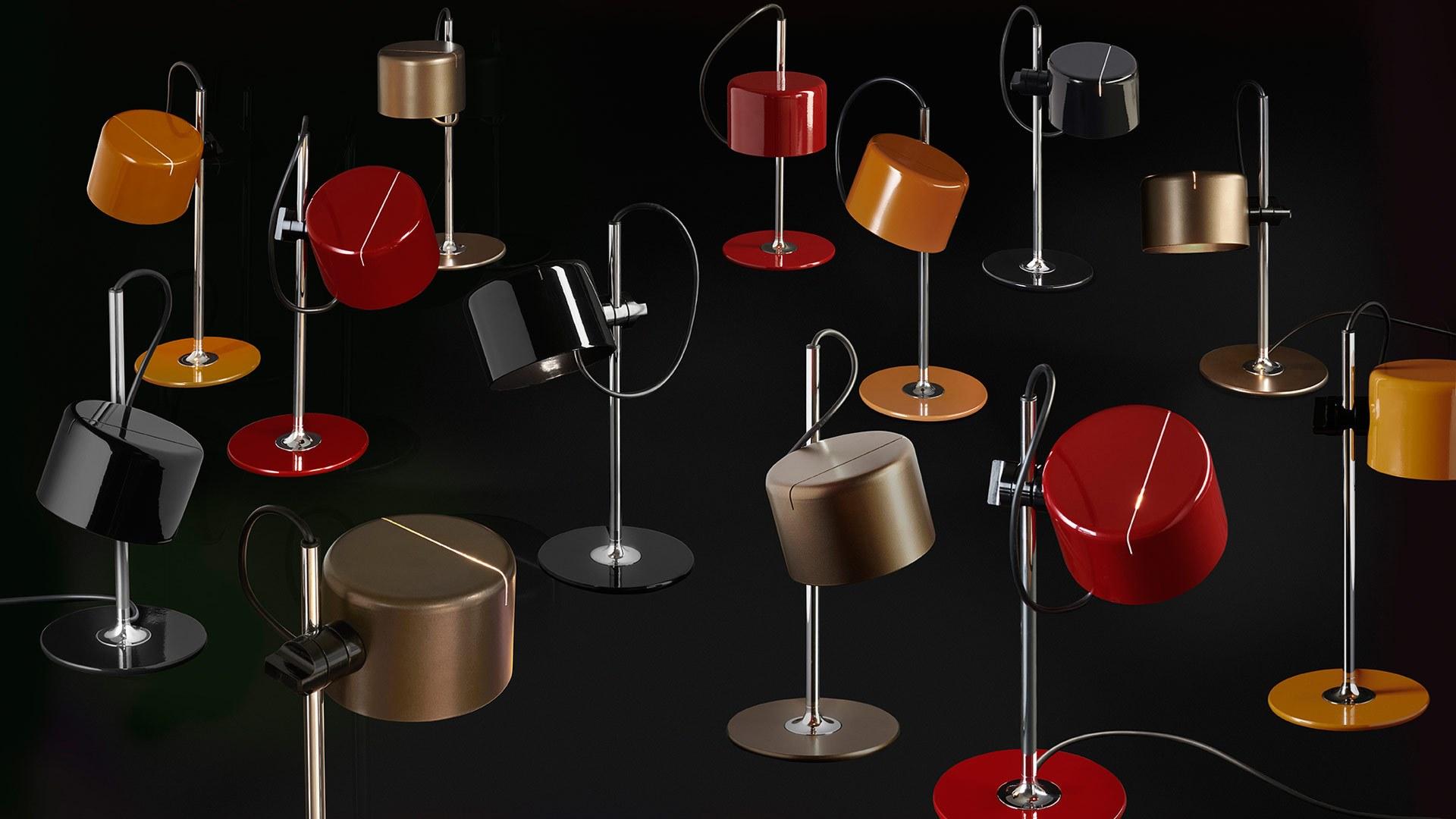 LED adjustable metal table lamp | Mini Coupé by Oluce