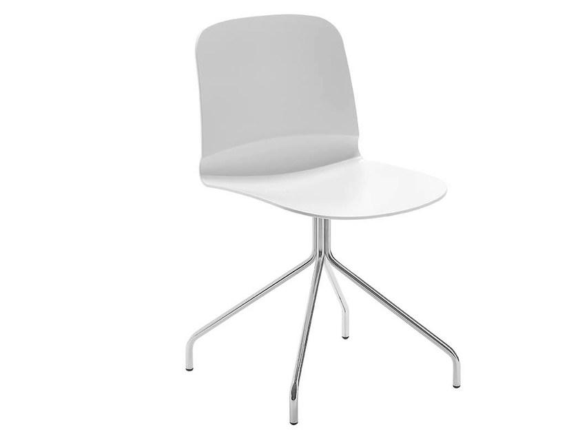 Trestle-based chair | Liù X by Midj