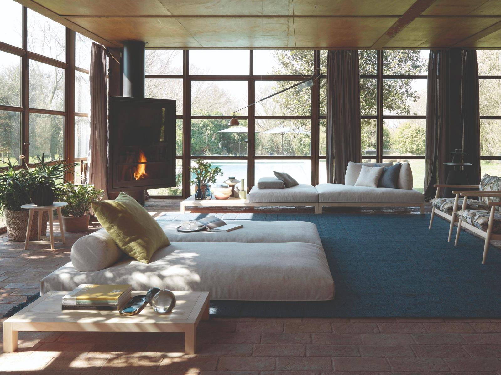 Sectional modular fabric sofa | Haneda by Desiree