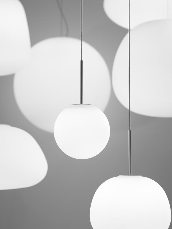 Glass pendant lamp | Lumi Sfera by Fabbian