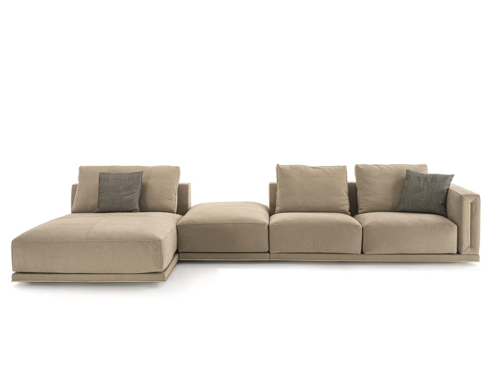 Corner velvet sofa | Atar by Longhi