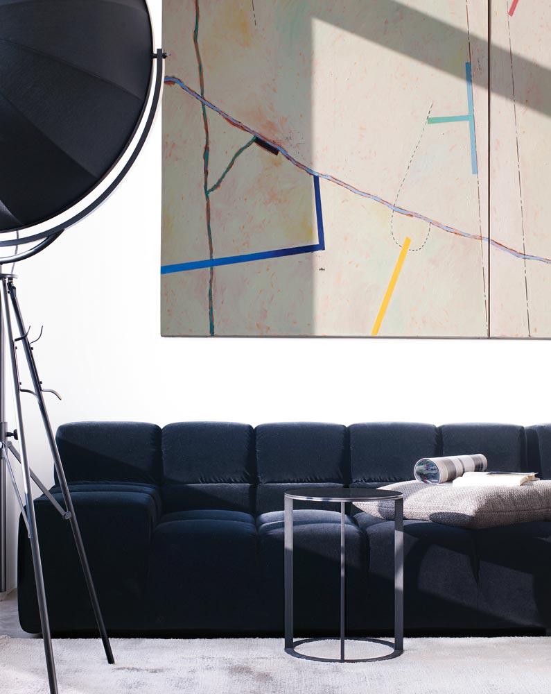 Corner sectional fabric sofa | Tufty Time by B&B Italia