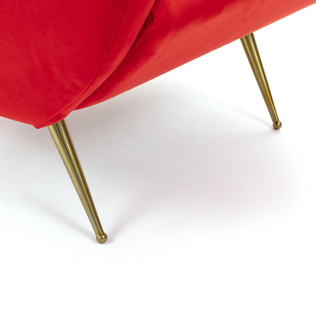 Fabric armchair with armrests | Revolver by Seletti