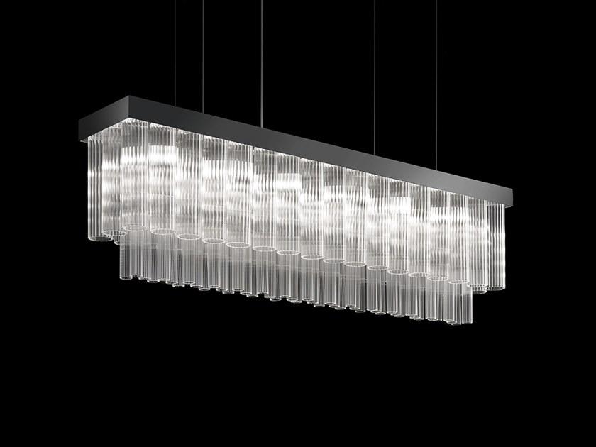 Incandescent metal pendant lamp | Impero & Deco Ve 1152 Ln by Masiero