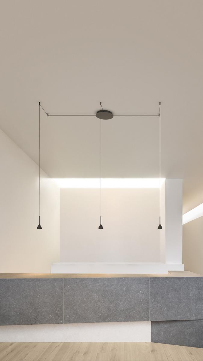 LED adjustable aluminium pendant lamp | Spin Fancy Shape by Arkoslight