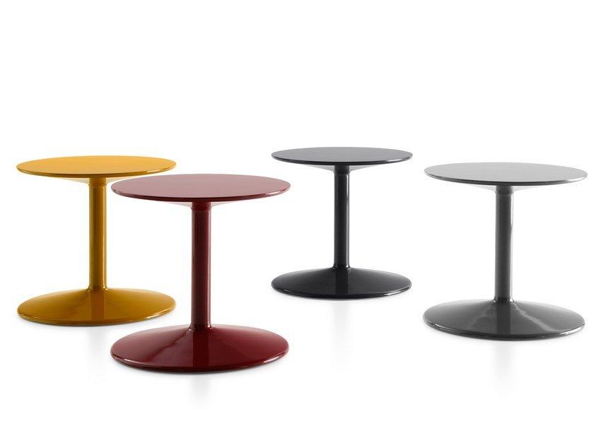 Round polyurethane coffee table | Spool by B&B Italia