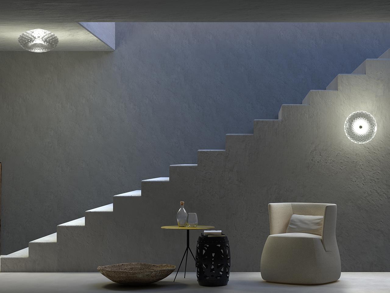 Blown glass wall lamp / ceiling lamp | Cicla 203/pl by Italamp