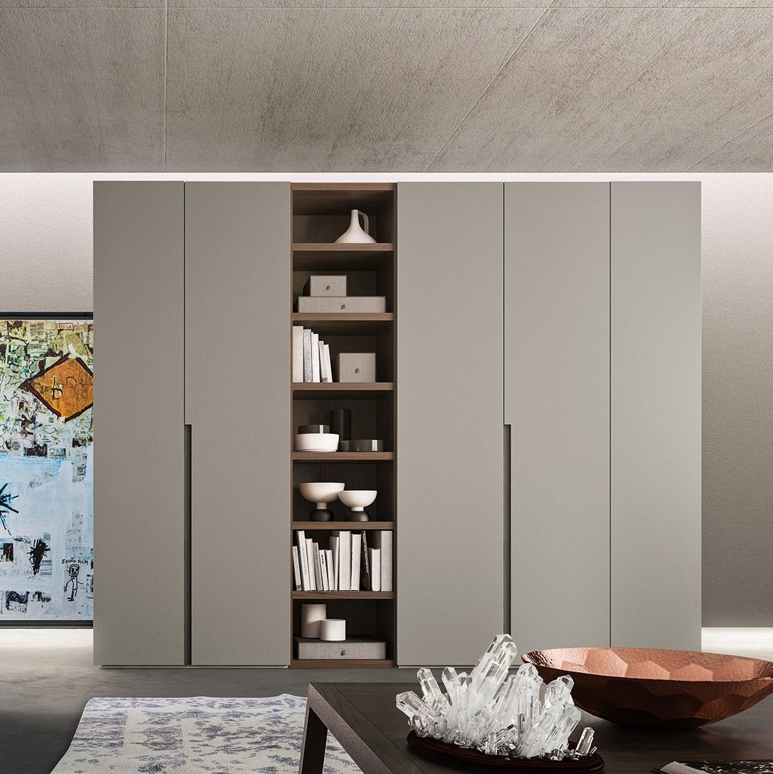 Modular lacquered wardrobe with doors | Go by ALF Dafre