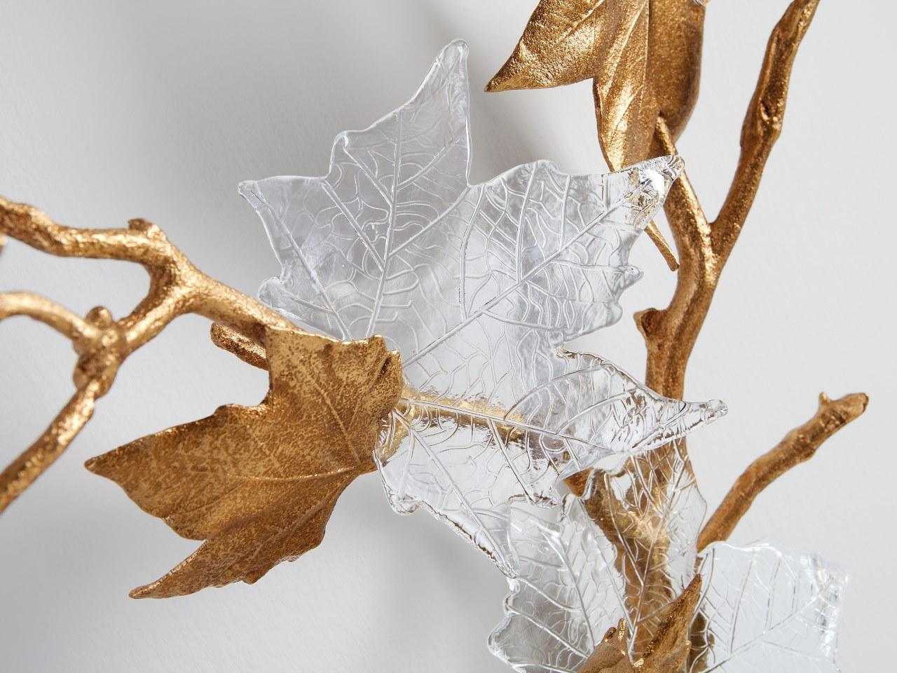 LED handmade bronze wall lamp | Folio Ap1499/4/r by Serip