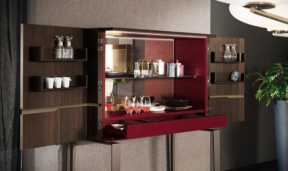 Veneer living room set | Accademia by ALF Italia
