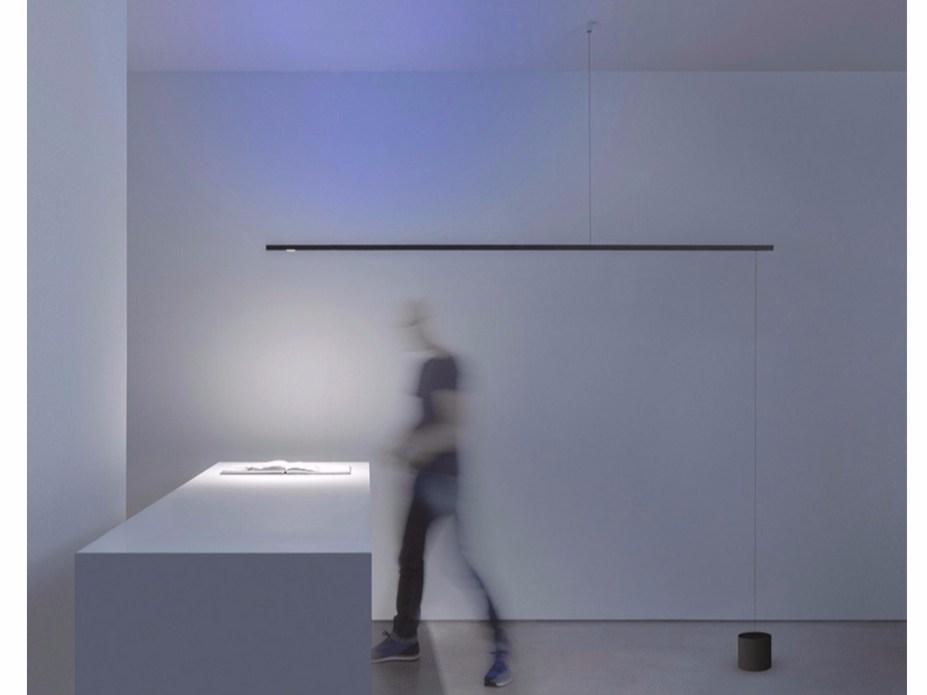 LED metal suspension / floor lamp | Fosbury by Davide Groppi