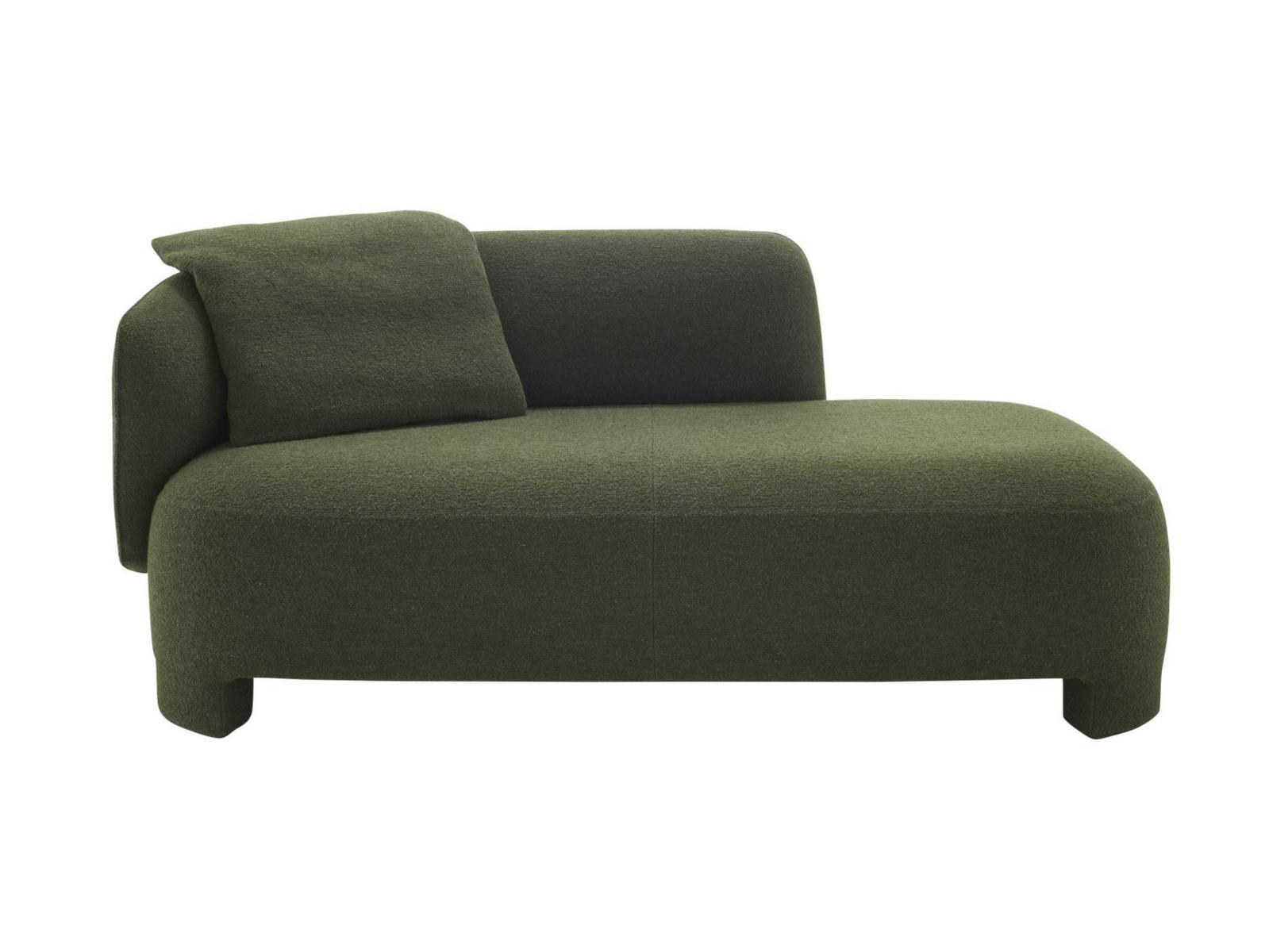 Upholstered fabric day bed with removable cover | Taru by Ligne Roset
