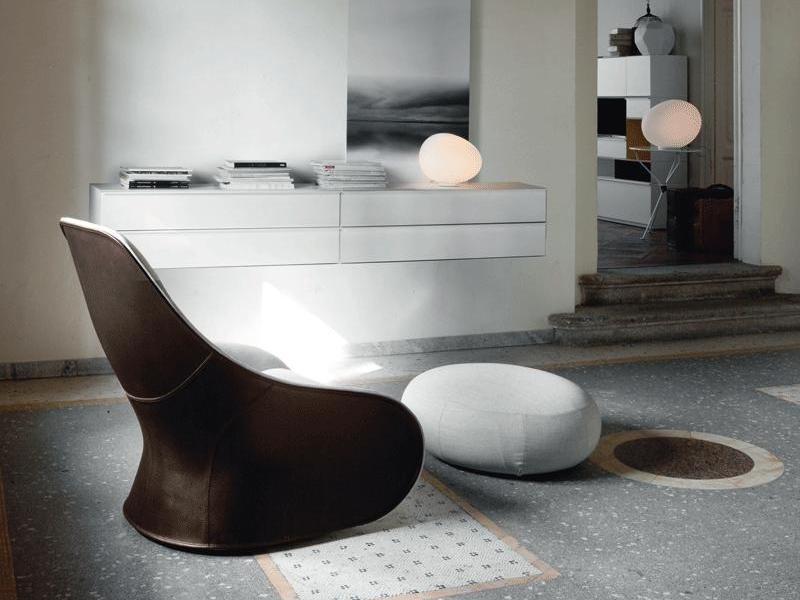 Bergere swivel armchair | Derby by Zanotta