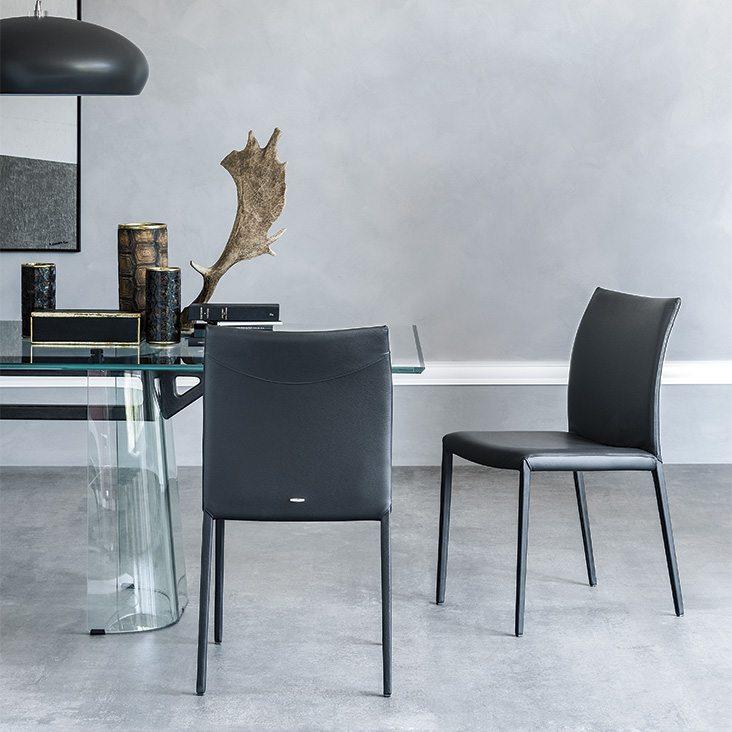 Leather chair | Norma by Cattelan Italia