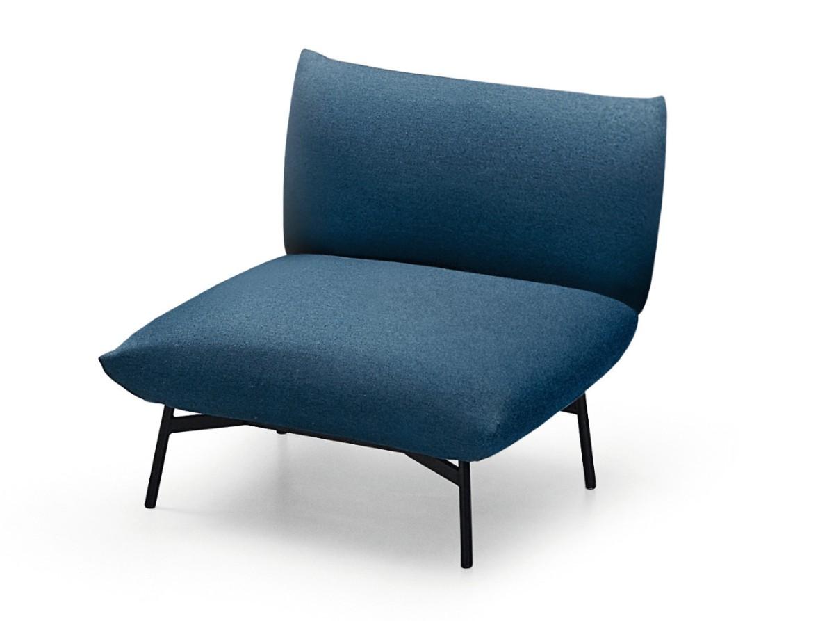 Upholstered fabric armchair | Area P M Ts by Midj