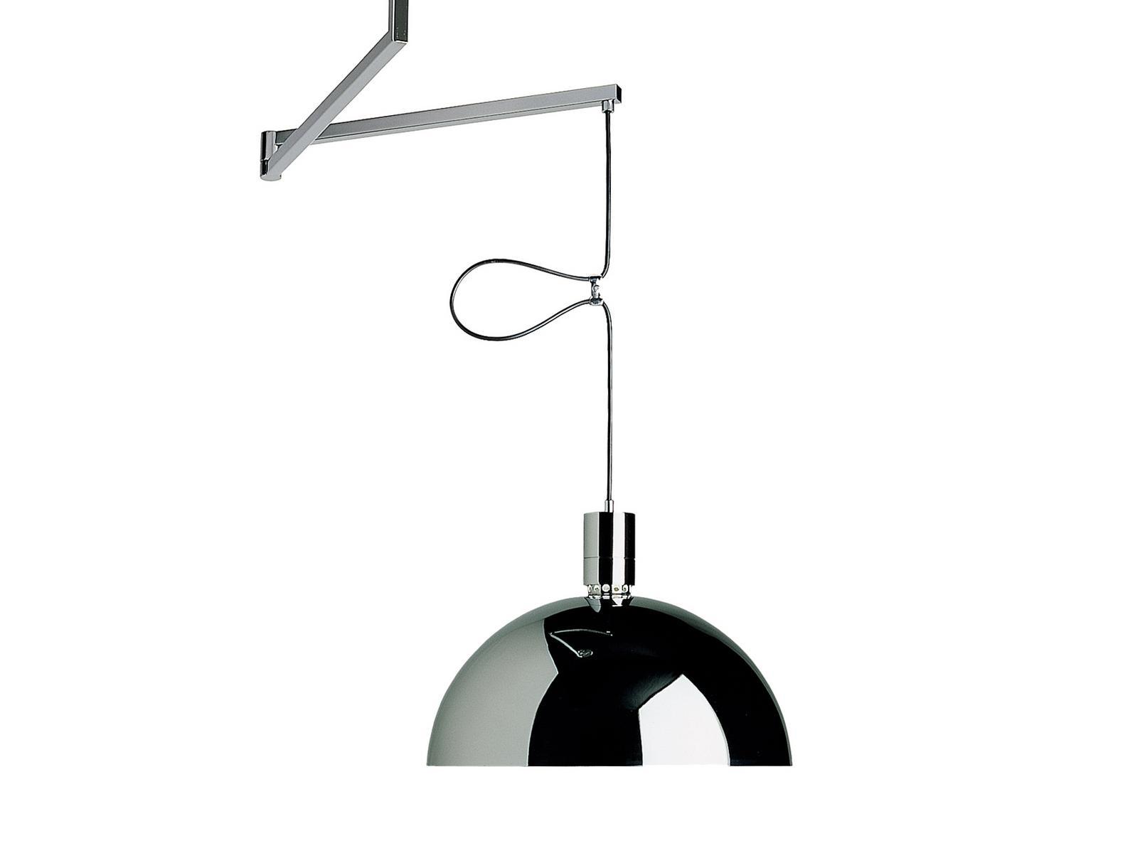 Swivel chrome plated pendant lamp | As41z by Nemo