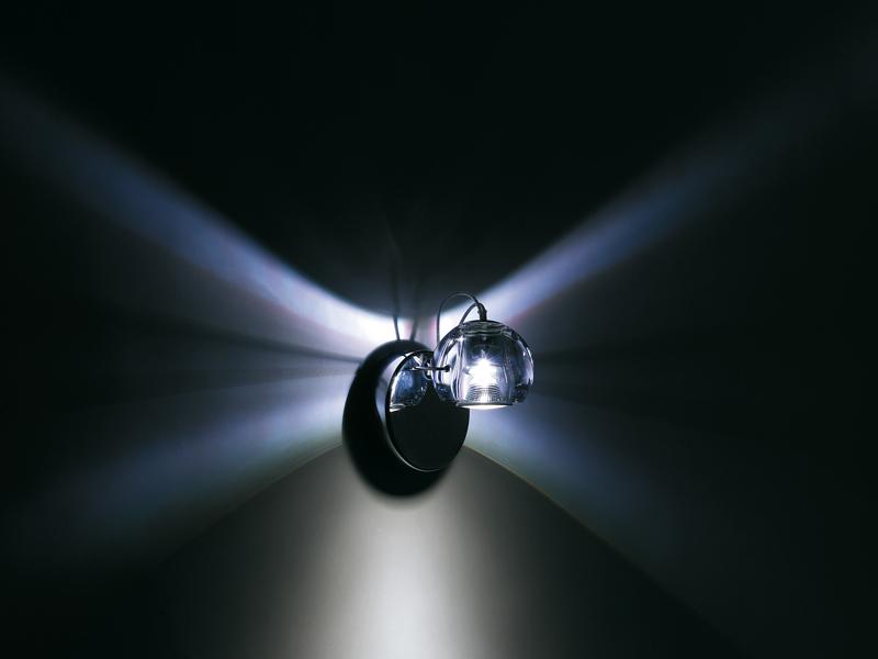 Adjustable crystal spotlight | Beluga Colour by Fabbian