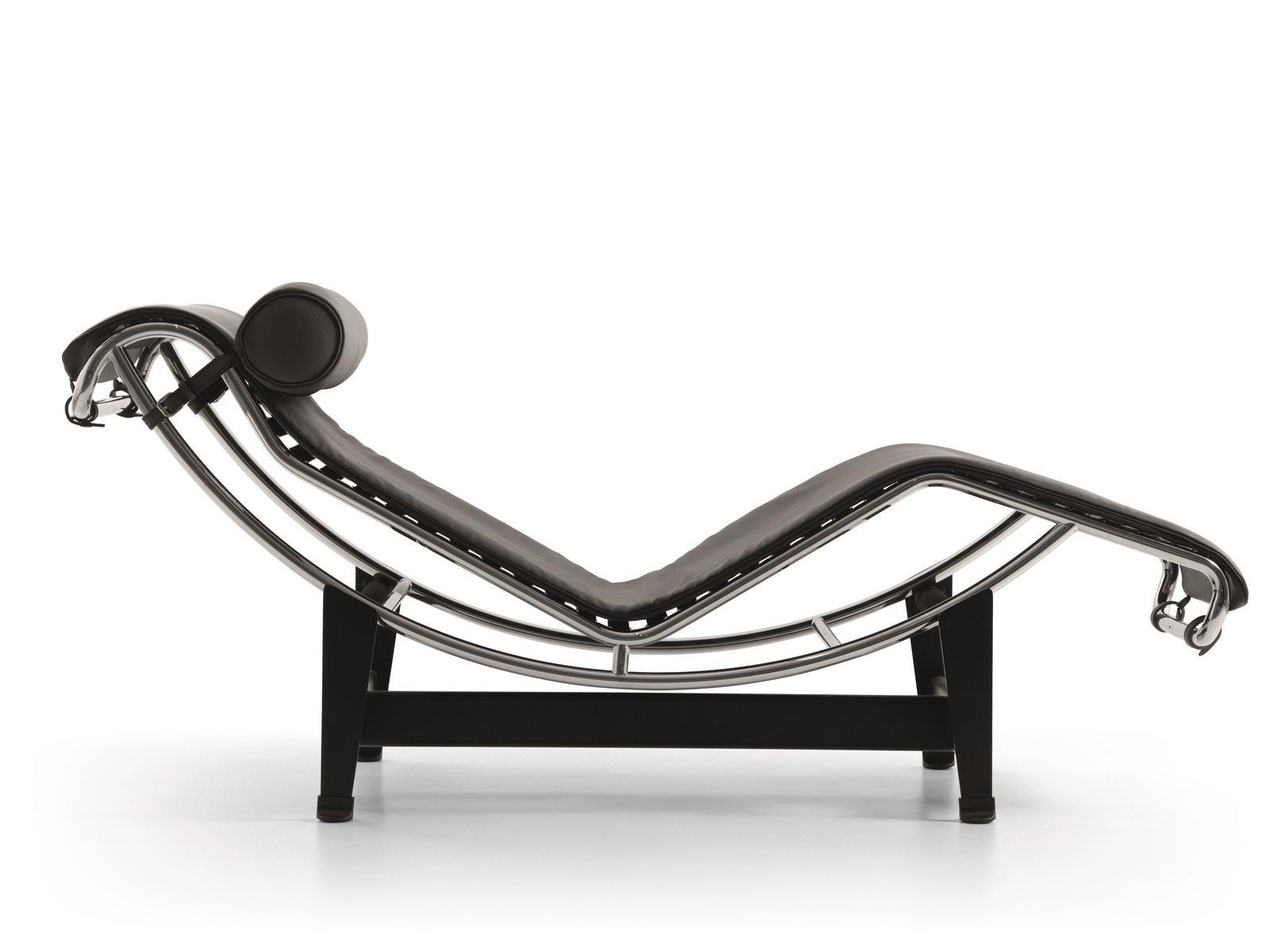 Leather Chaise longue | Lc4 by Cassina