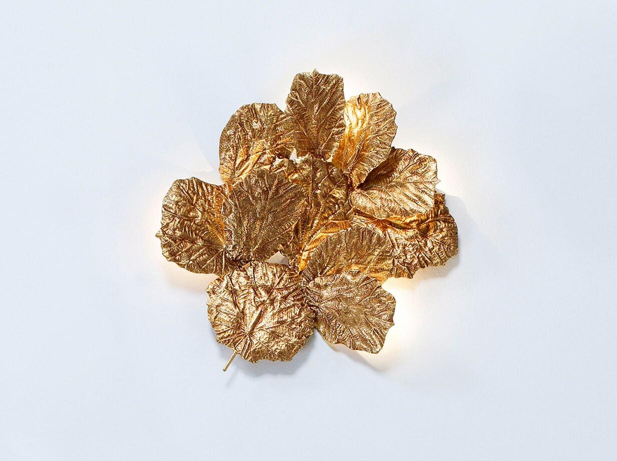 LED handmade bronze wall lamp | Pathleaf Ap1470/6 by Serip