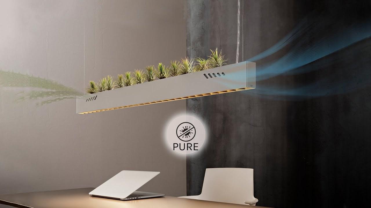 Metal LED sanitising light | Pure Bioair by Olev