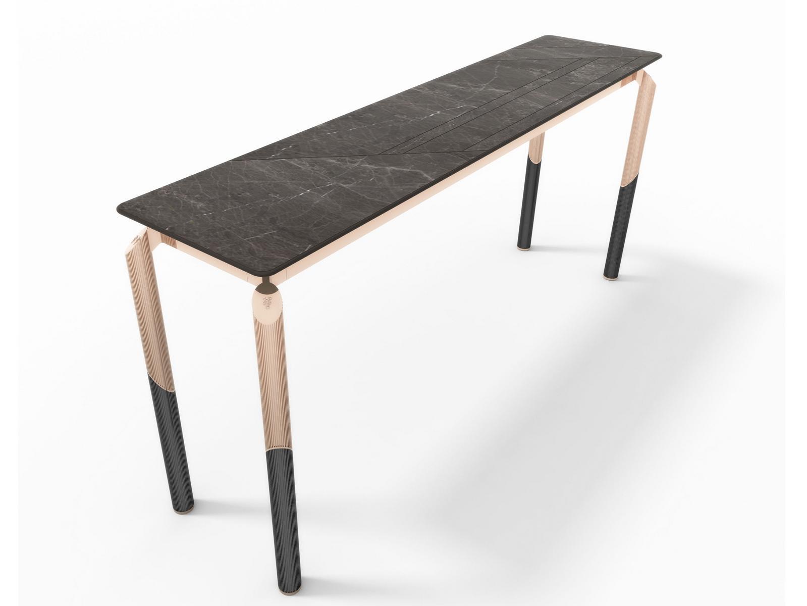 Rectangular marble console table | Milton by Visionnair