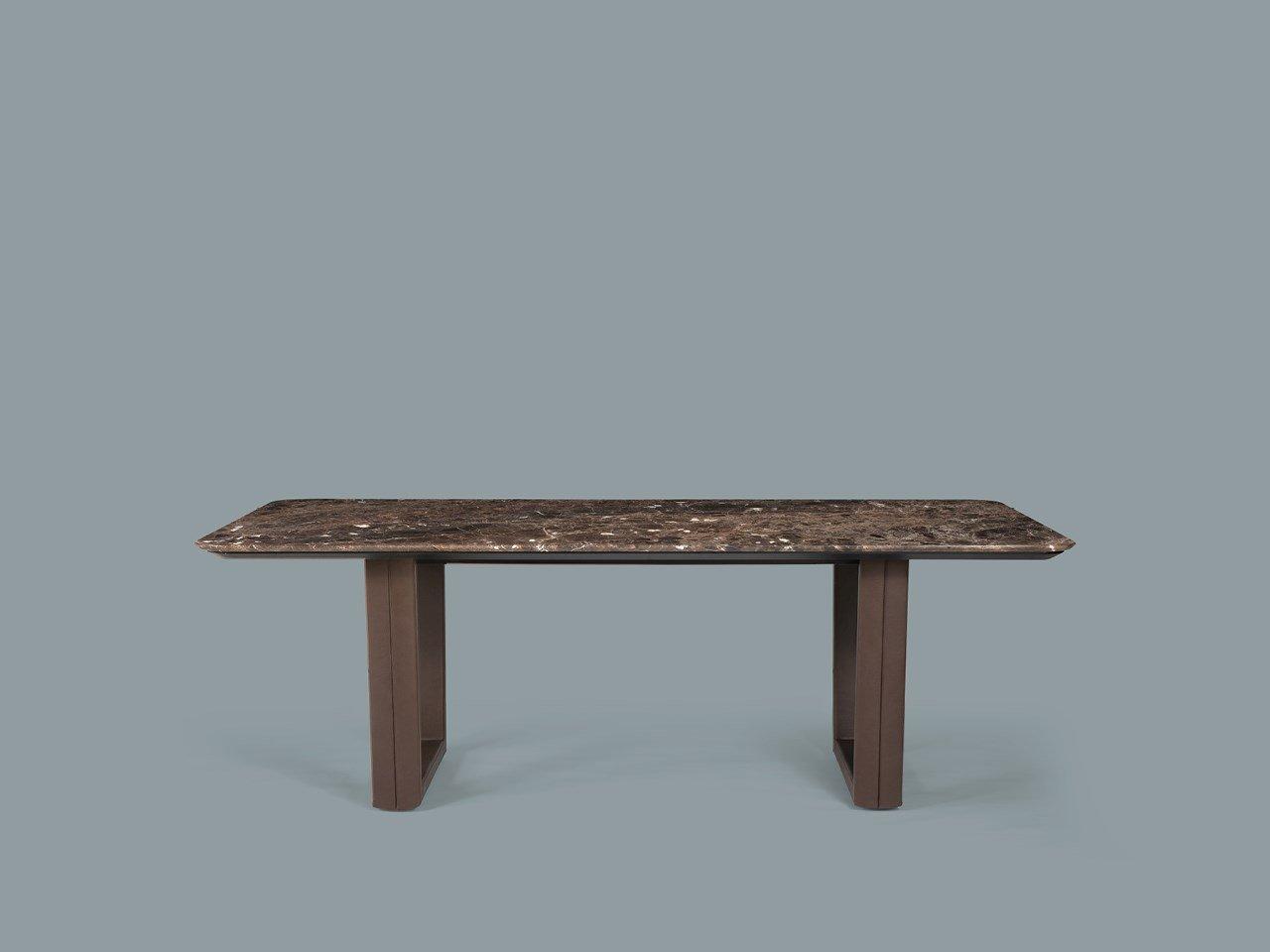 Rectangular marble table | B130 by Borzalino