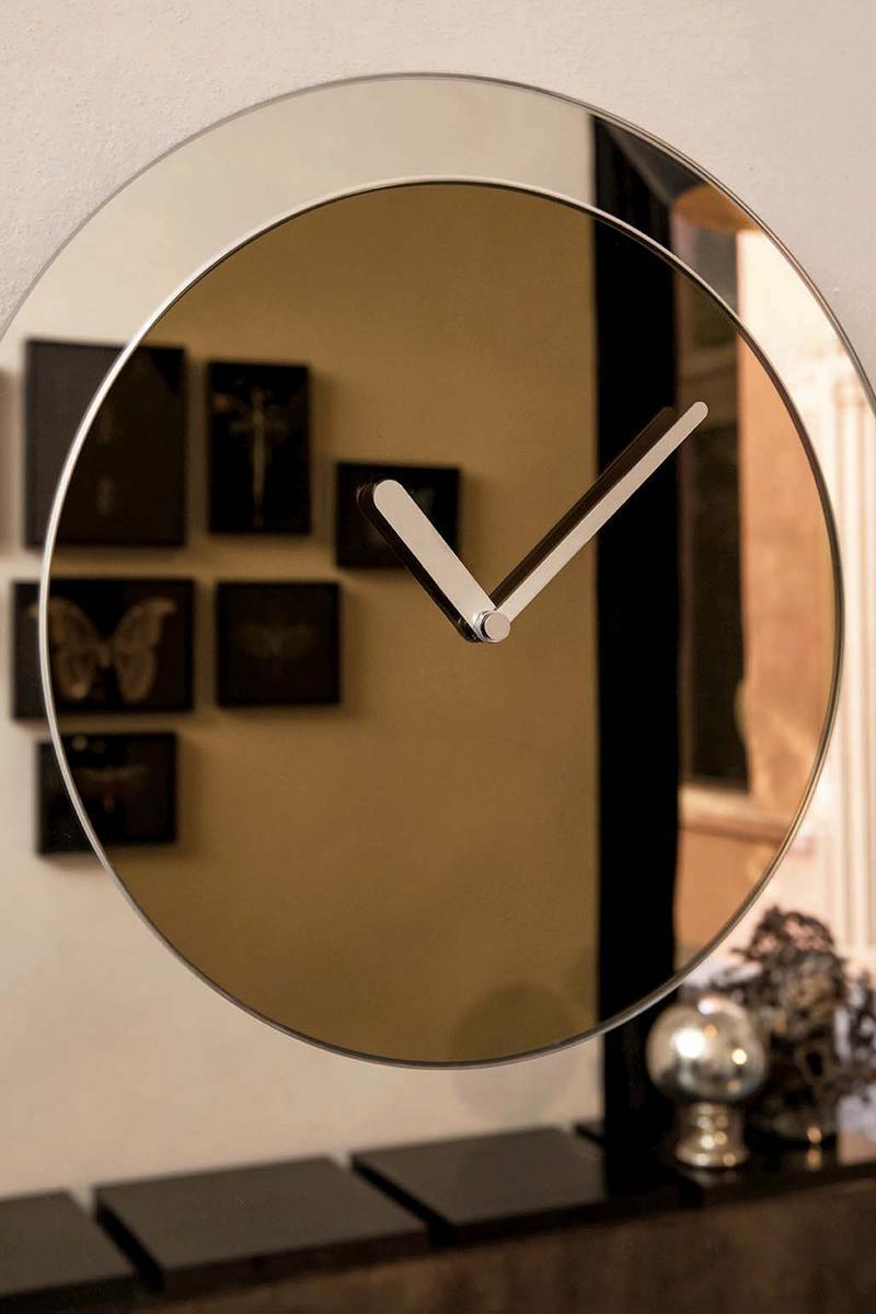 Stained glass mirror / clock | Timeless by Tonin Casa