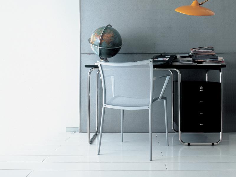 Stainless steel office desk with drawers | Comacina by Zanotta