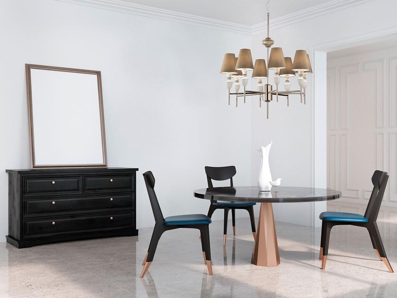 Indirect light crystal chandelier | Giuno by Italamp