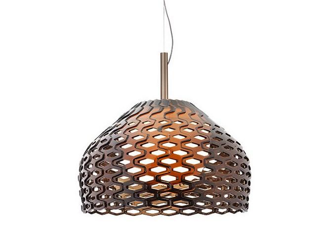Polycarbonate pendant lamp | Tatou S2 by Flos