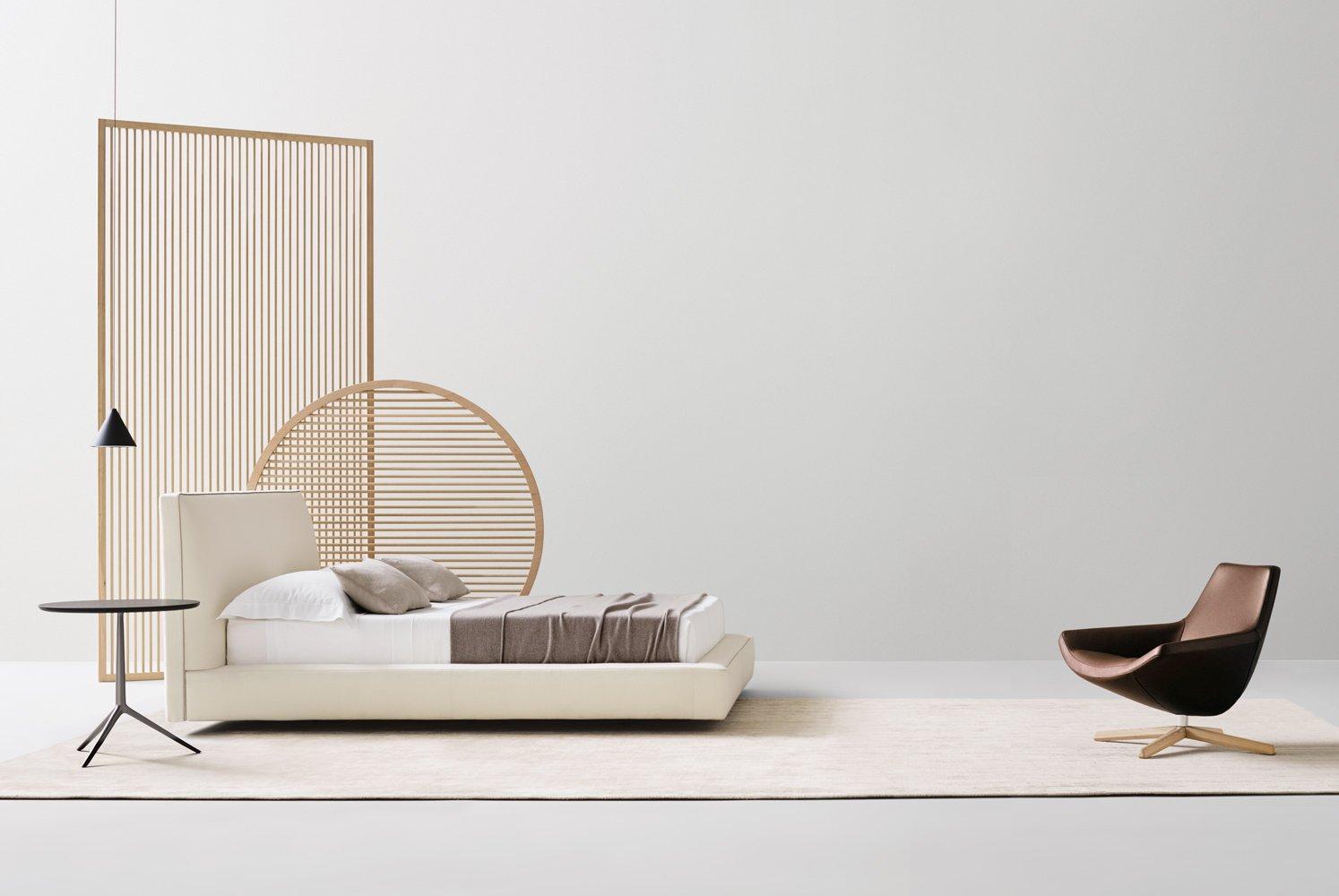 Fabric double bed | Richard by B&B Italia