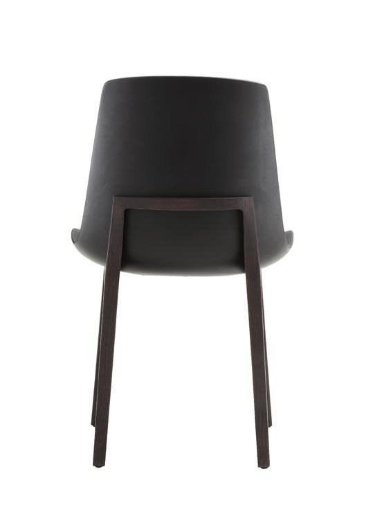 Upholstered leather chair | Ventura by Poliform