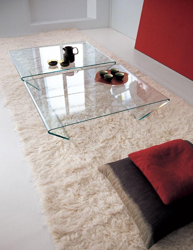 Rectangular crystal coffee table | Rubino by Sovet