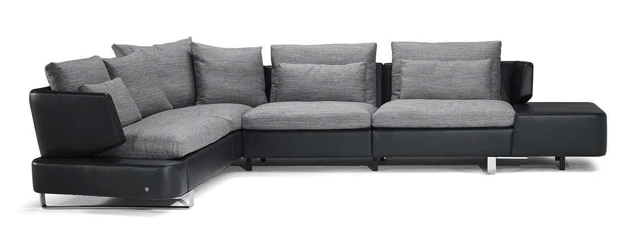 Corner sectional sofa | Opus by Natuzzi Italia