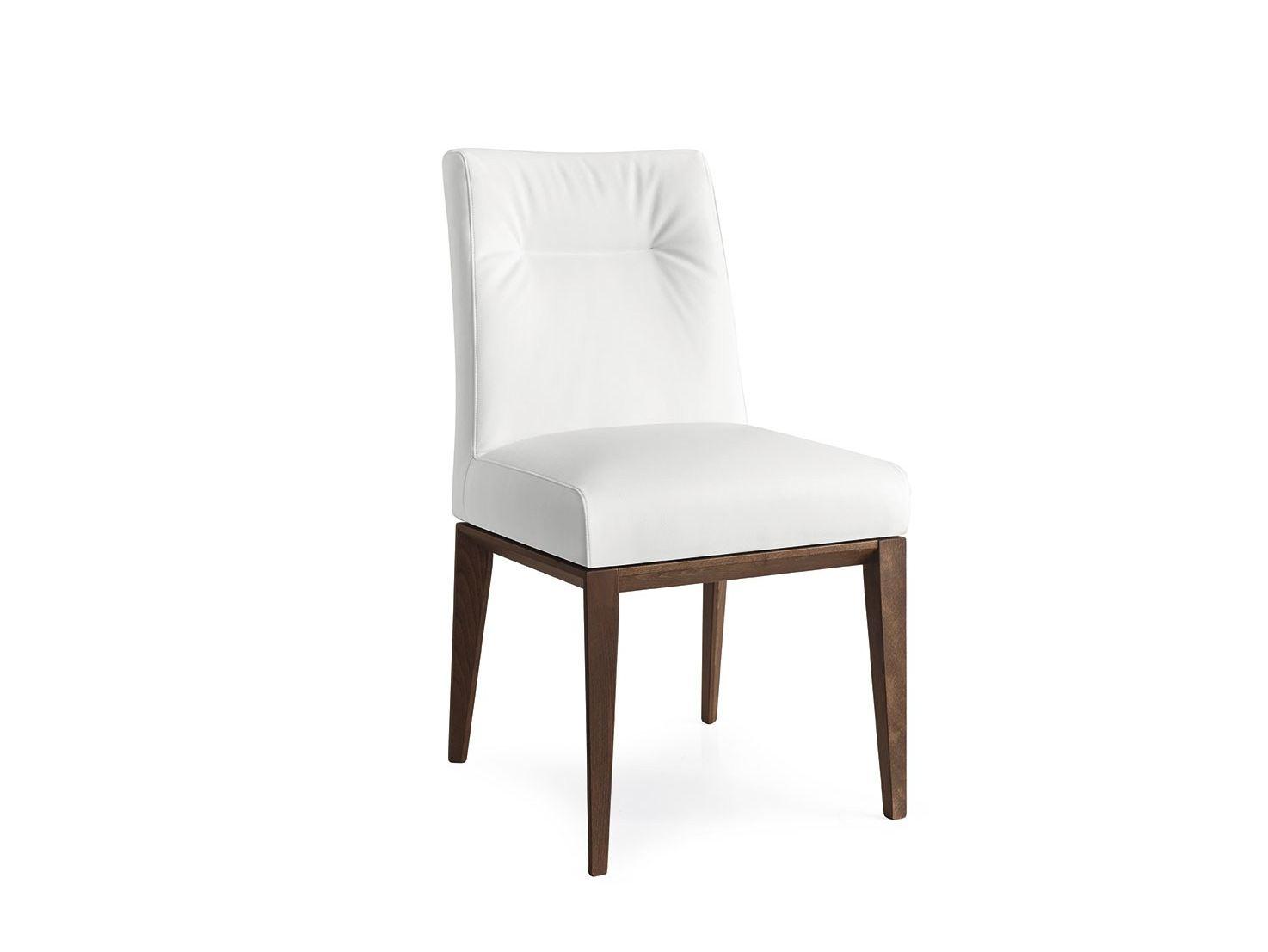 Upholstered leather chair | Tosca by Calligaris