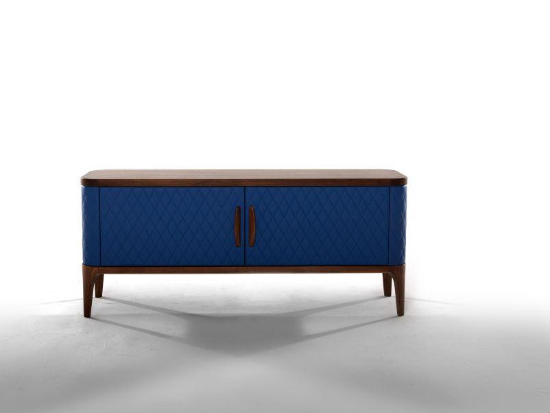 Leather sideboard with doors | Tiffany by Tonin Casa