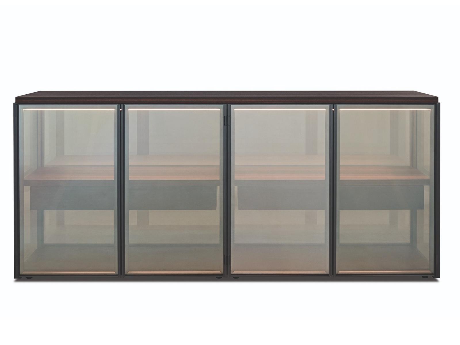 Crystal sideboard with doors | Adrien by Molteni