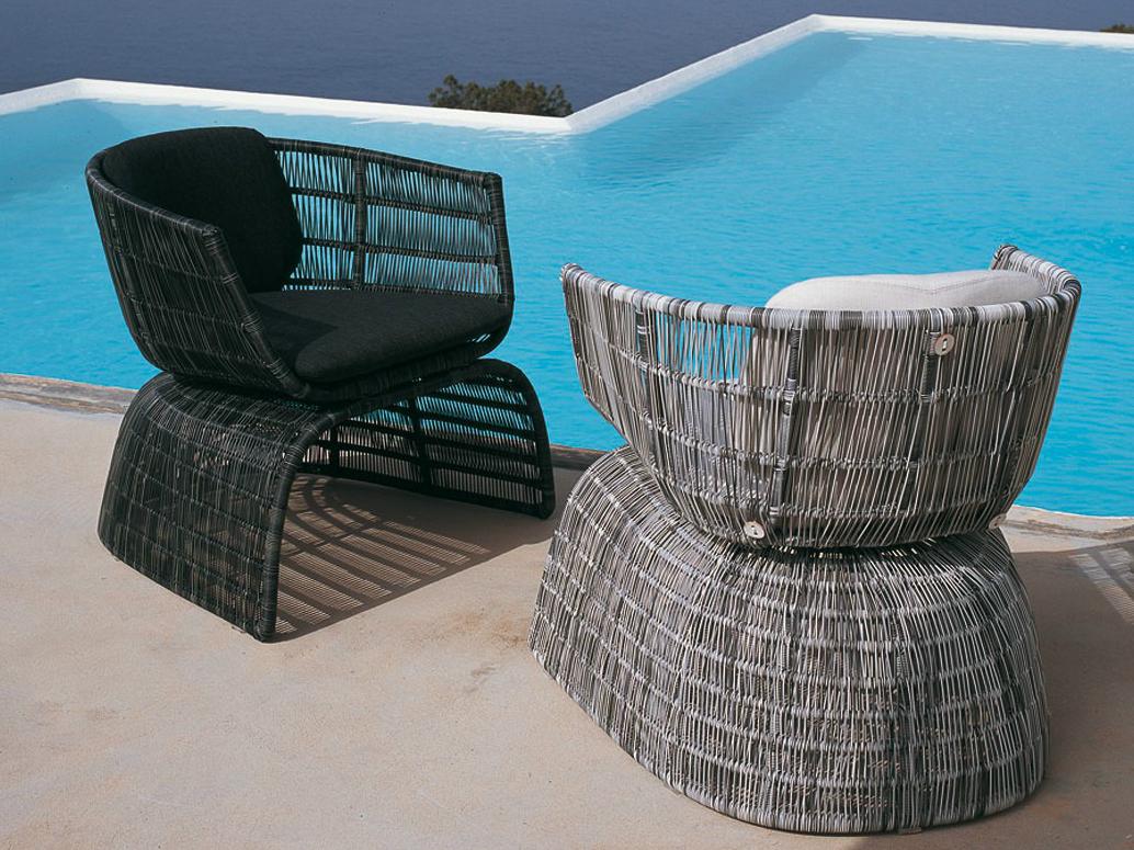 Polyethylene garden armchair | Crinoline by B&B Italia