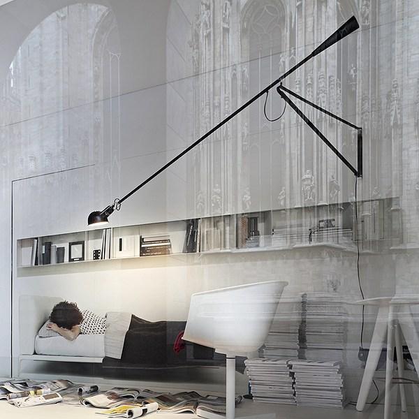 Direct light wall lamp | 265 by Flos
