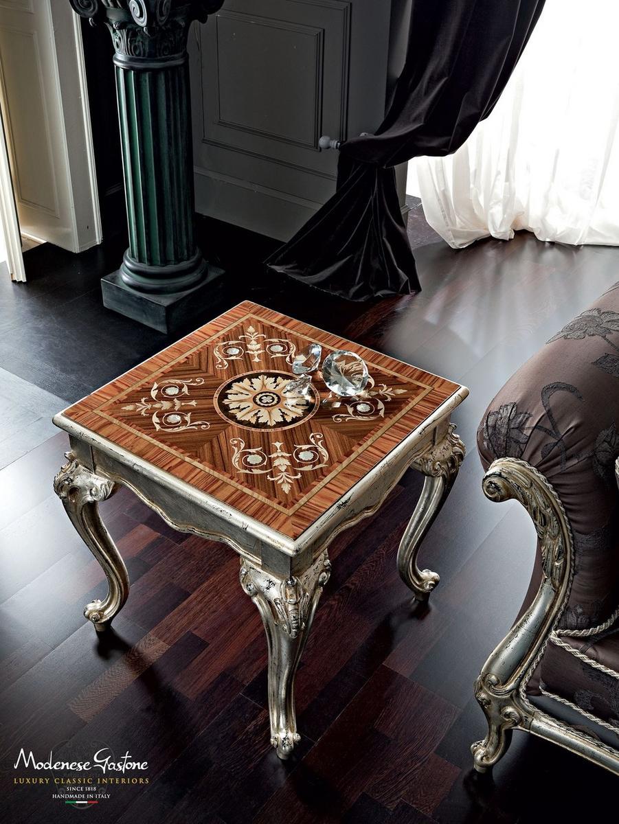 Square solid wood coffee table for living room | 12628 by Modenese Gastone