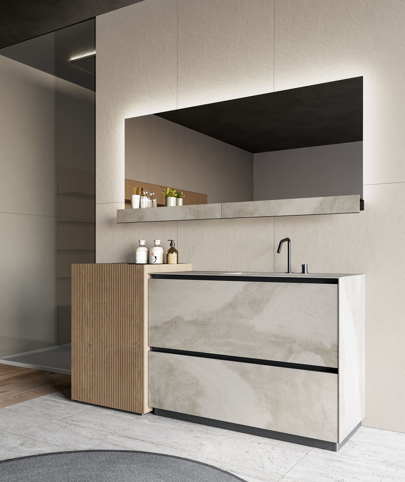 Melamine bathroom | Facto by Birex