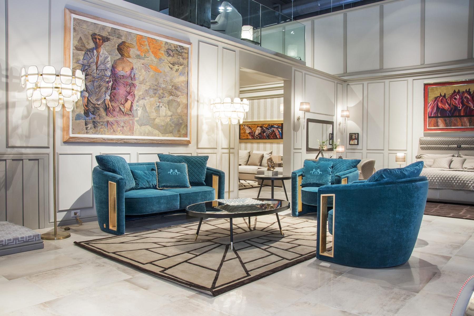 Upholstered velvet armchair with armrests | Rachele by Formitalia